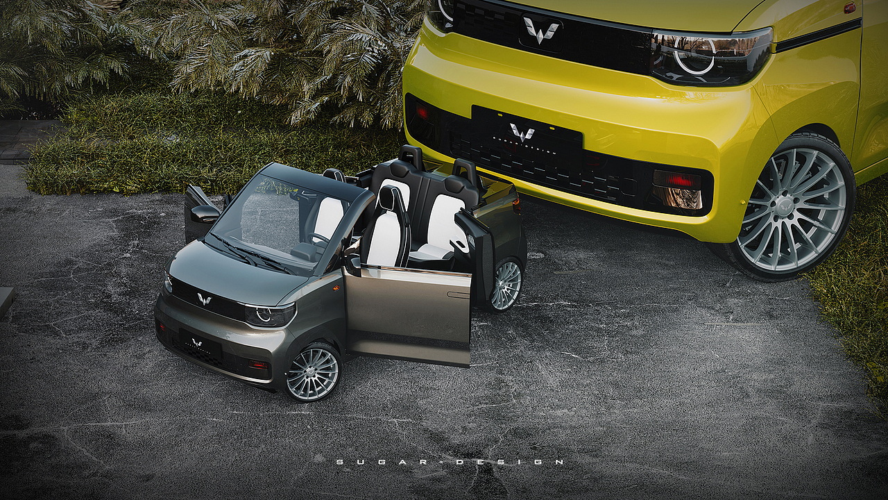 五菱宏光mini ev四座敞篷车新车预览