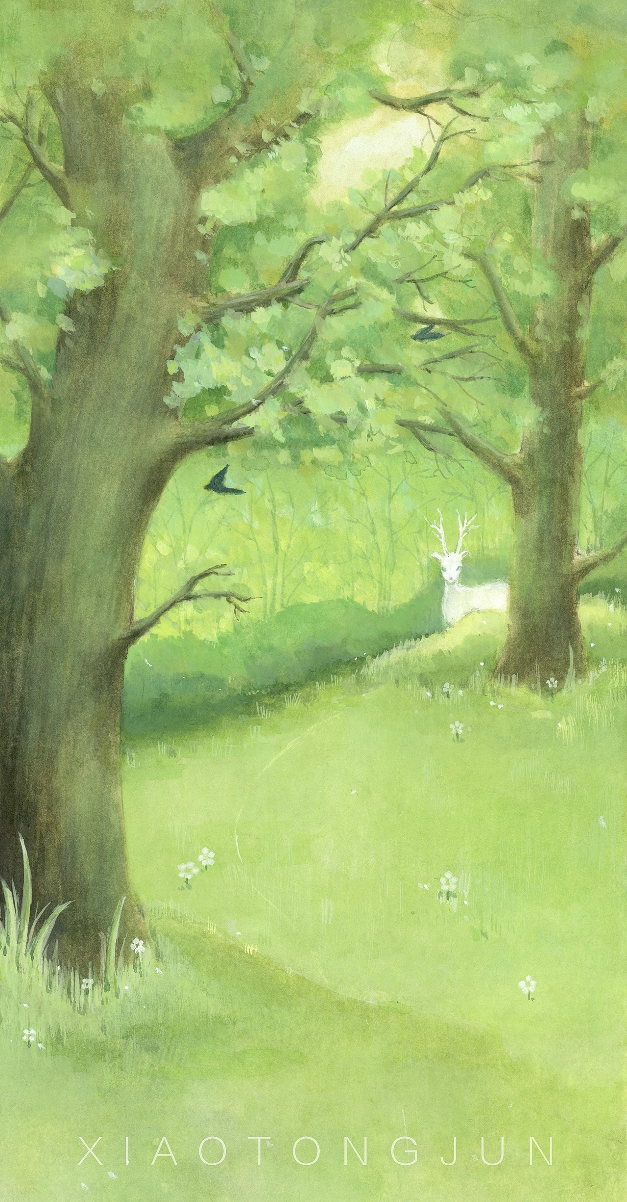 为杂志里一首现代诗歌绘制的插画（图ZMTU3Mzc4MDg0） - 商业插画 - 站酷设计师酉木_umu原创素材 - 站酷ZCOOL