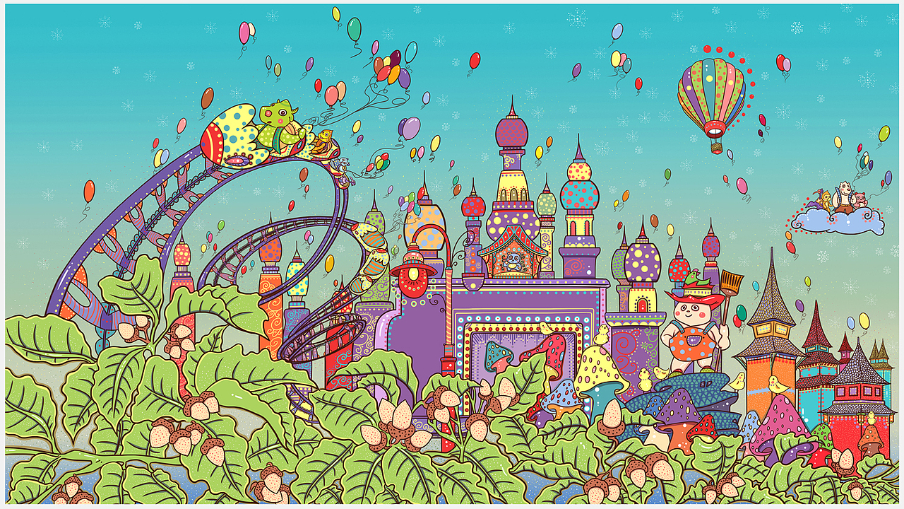 游乐园海报设计