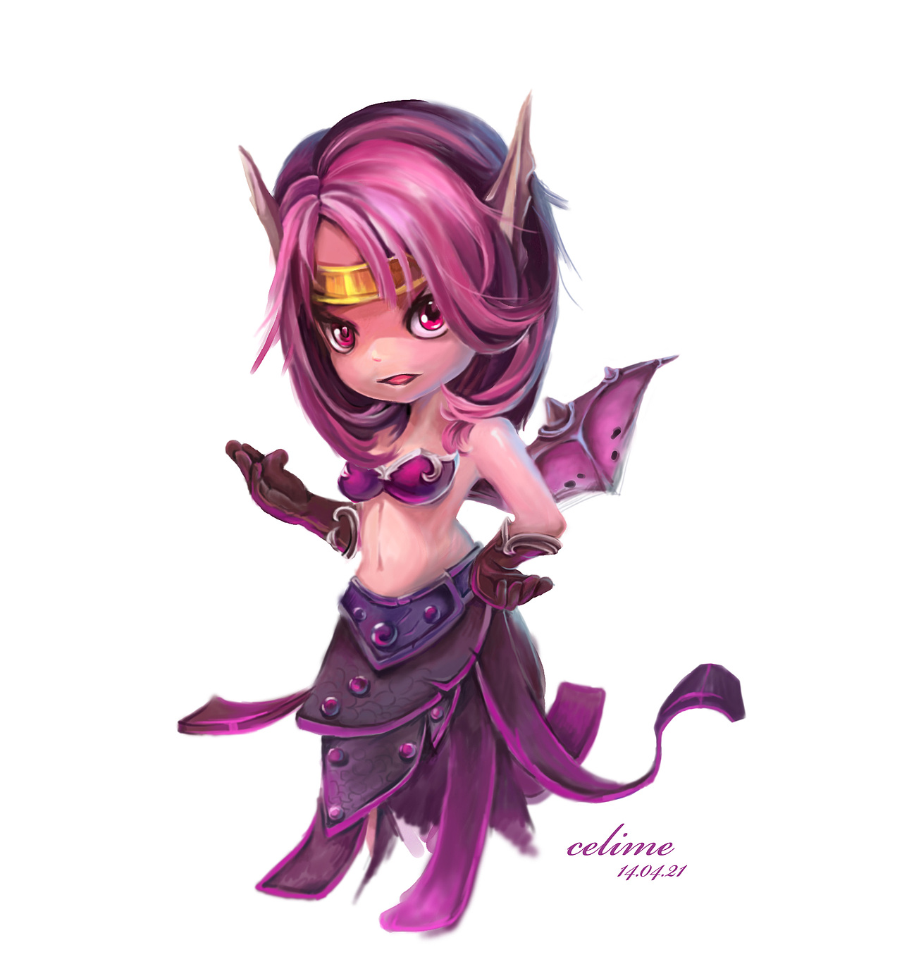 第一次电脑画图lol人物练习