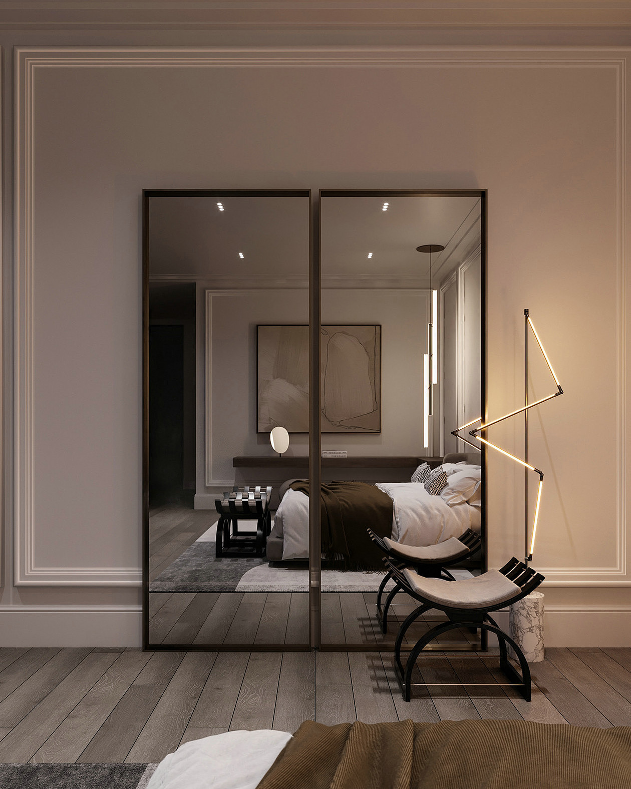 简约风大平米空间设计，优雅舒适的完美诠释