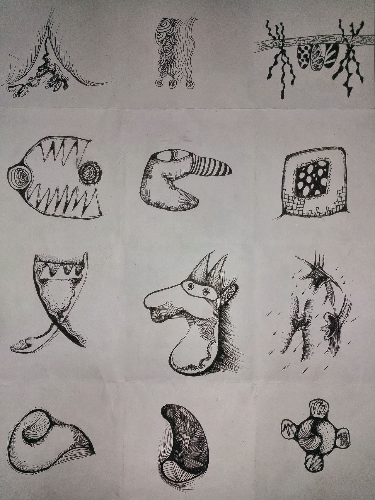 创意古巴文（图ZMTE1OTA4Mzk2） - 艺术插画 - 站酷设计师艺术设计周原创素材 - 站酷ZCOOL