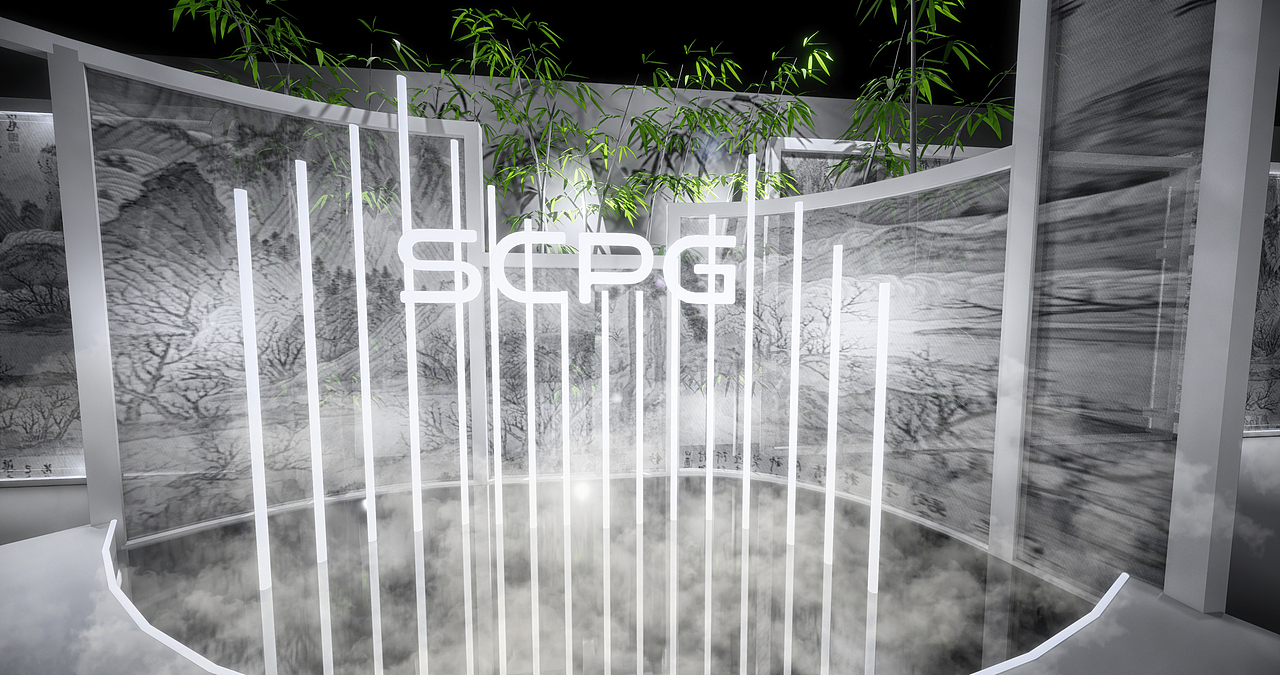 淡雅色系中国风 地产年会（图ZMTY1NjM0MTY0） - 舞台美术 - 站酷设计师王蒜蓉Wotswrong原创素材 - 站酷ZCOOL