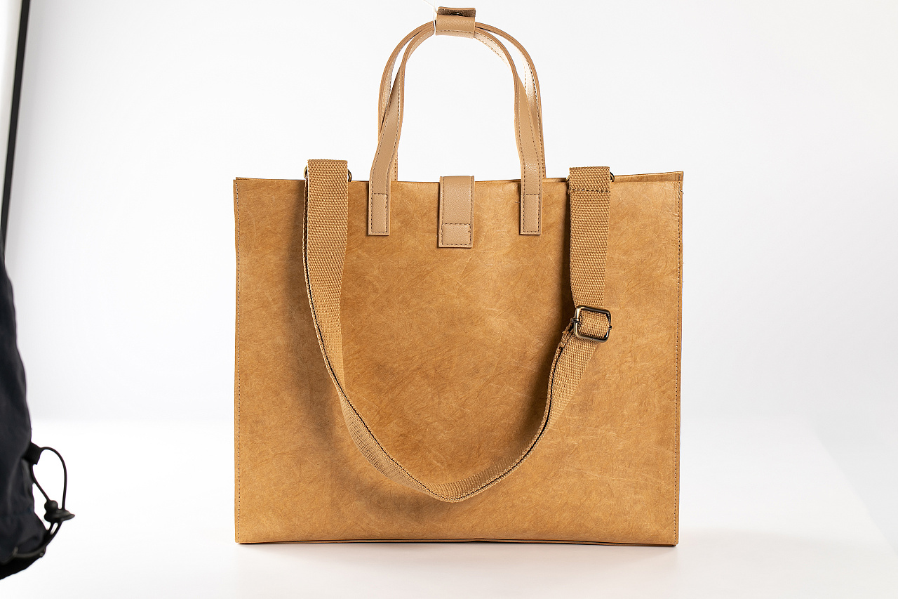 纸竹常乐手提斜跨包(杜邦纸/新潮/防水/环保)