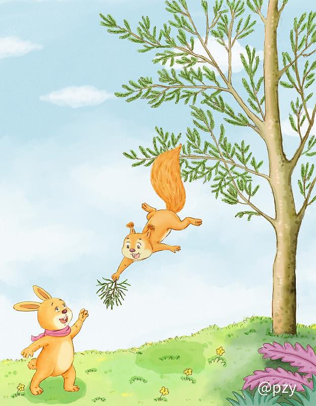 去年的一套书部分图（图ZMzAzNDg5Njk2） - 儿童插画 - 站酷设计师里里pzy原创素材 - 站酷ZCOOL