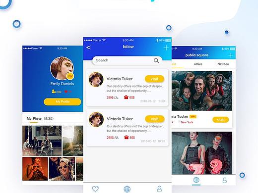 ui设计（个人主页-ZMzQ4MTYwNjg=） - APP界面 - 站酷设计师蔚然Rose原创素材 - 站酷ZCOOL