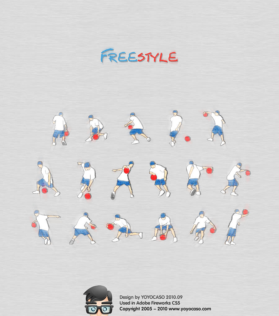 街球自由式（图ZMTY4MjYyNA==） - 创作习作 - 站酷设计师yoyocaso原创素材 - 站酷ZCOOL