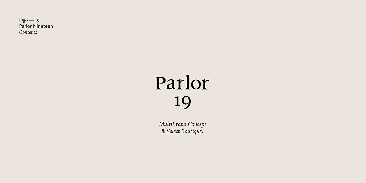 Parlor19奈厅/买手店（图ZMjEzNTg3ODI4） - 品牌 - 站酷设计师sysen西森设计原创素材 - 站酷ZCOOL