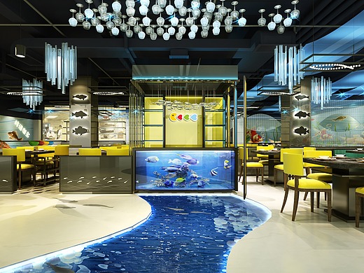 装修公司九一堂品牌6213盐道匠士(烤鱼店)餐饮全案设计-餐饮设计公司