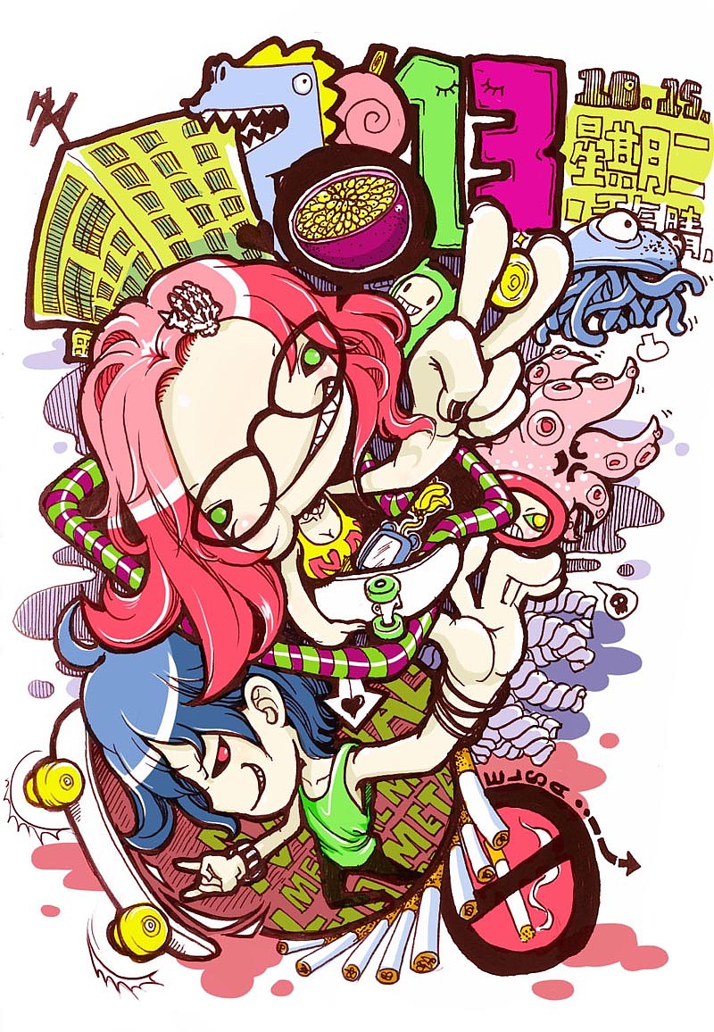 辣些连的接单（商业图）（图ZMjkzODMyNDQ=） - 商业插画 - 站酷设计师坂田elsa原创素材 - 站酷ZCOOL