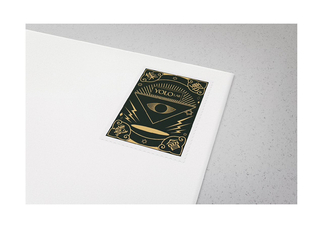 YOLO Lab 视觉包装设计-邮票组