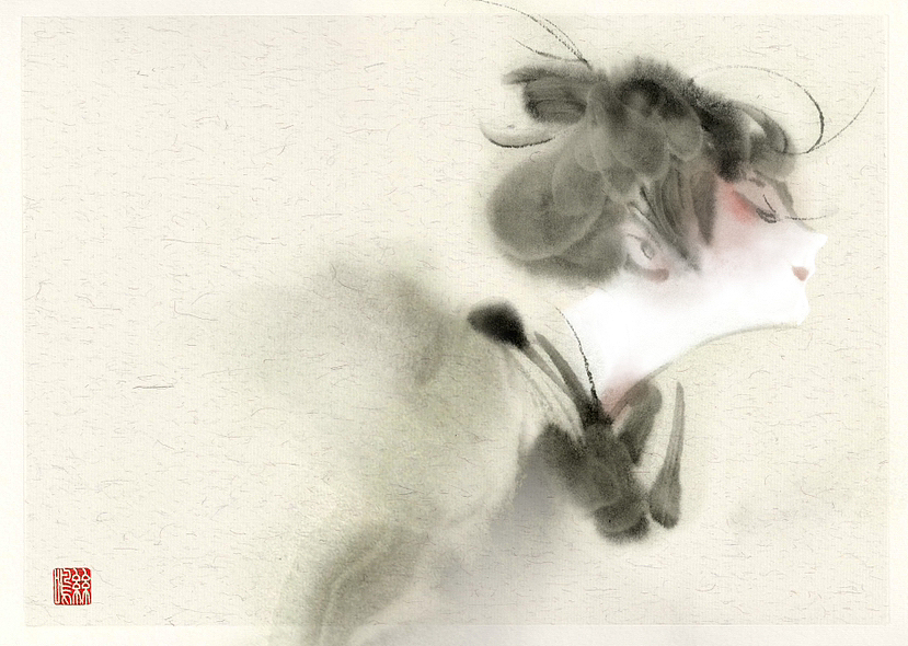 暑风从此度~以水入墨问寂寥~