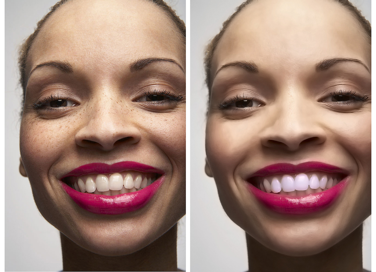 ps_人像美化,牙齿变白