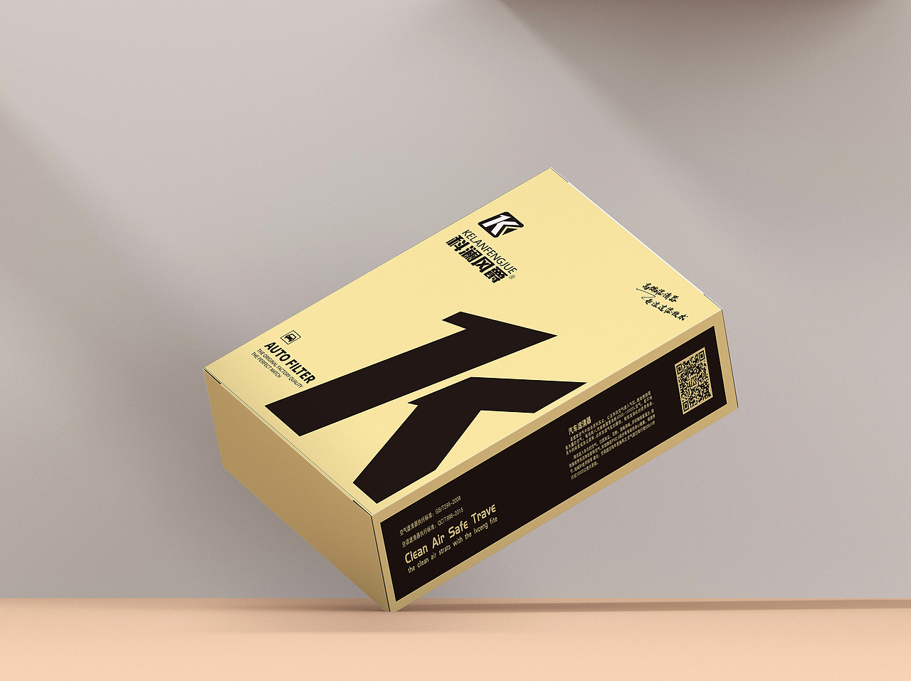 科澜风爵滤清器包装