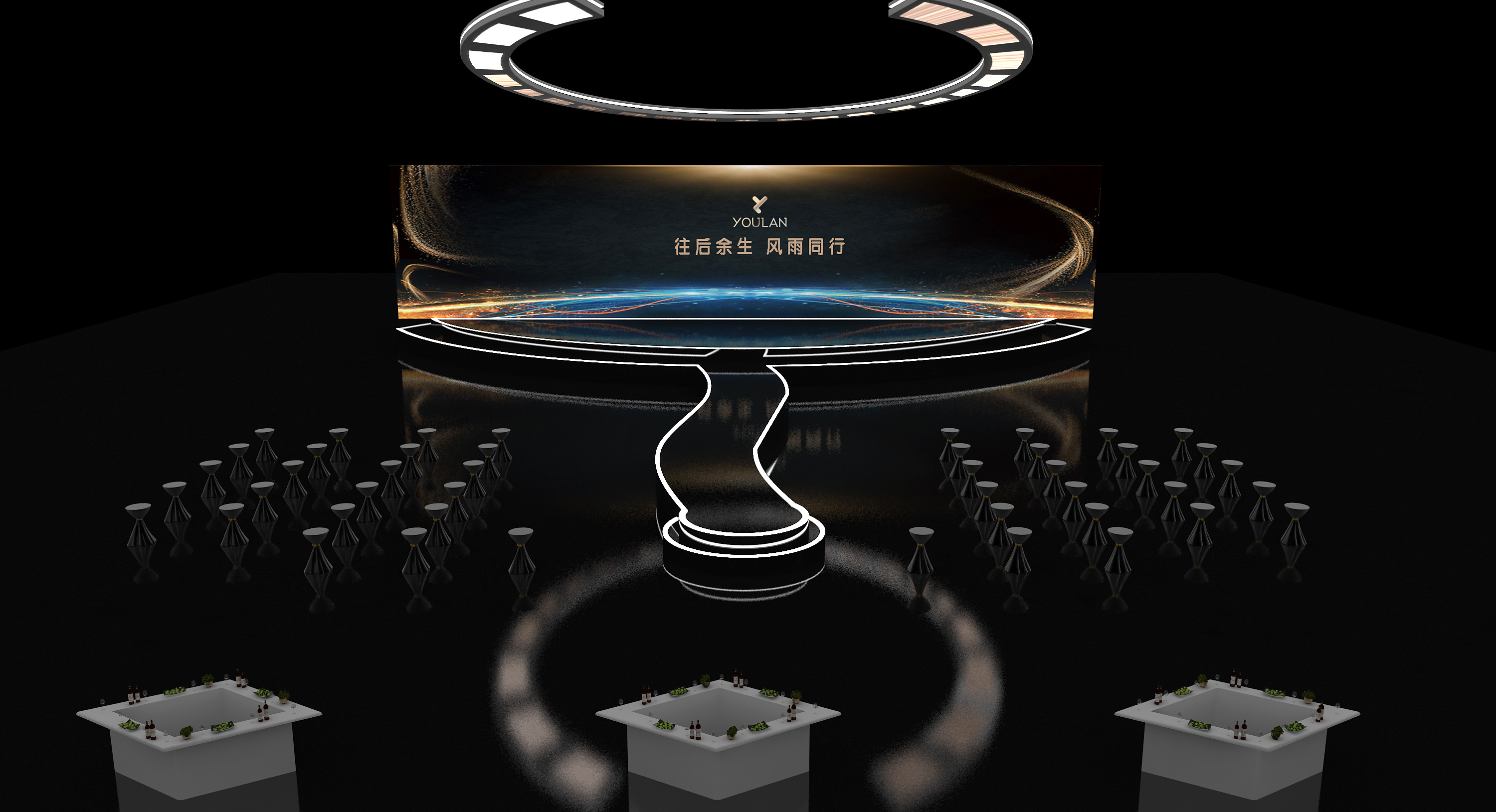 舞台布景设计|舞台背景设计|北京舞美搭建