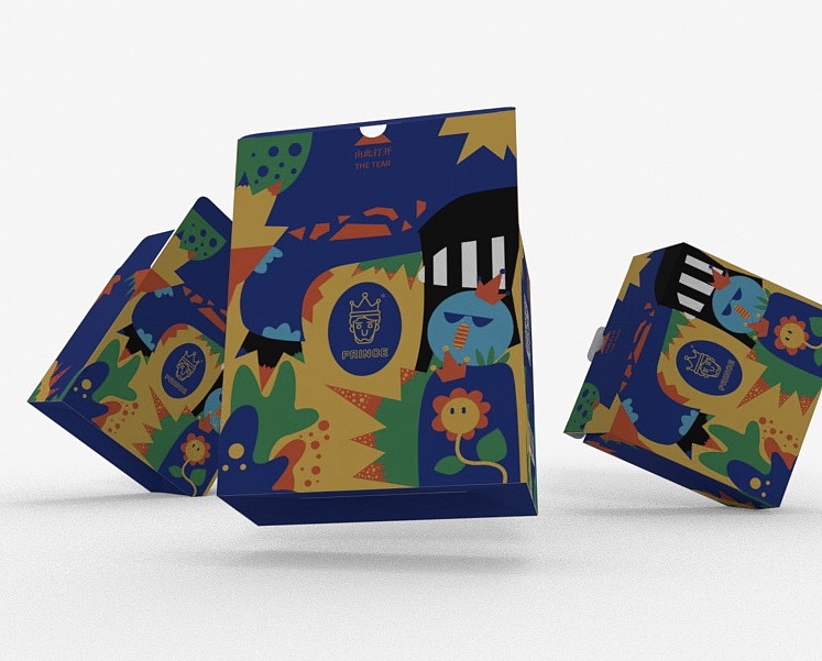 王子饼干包装设计