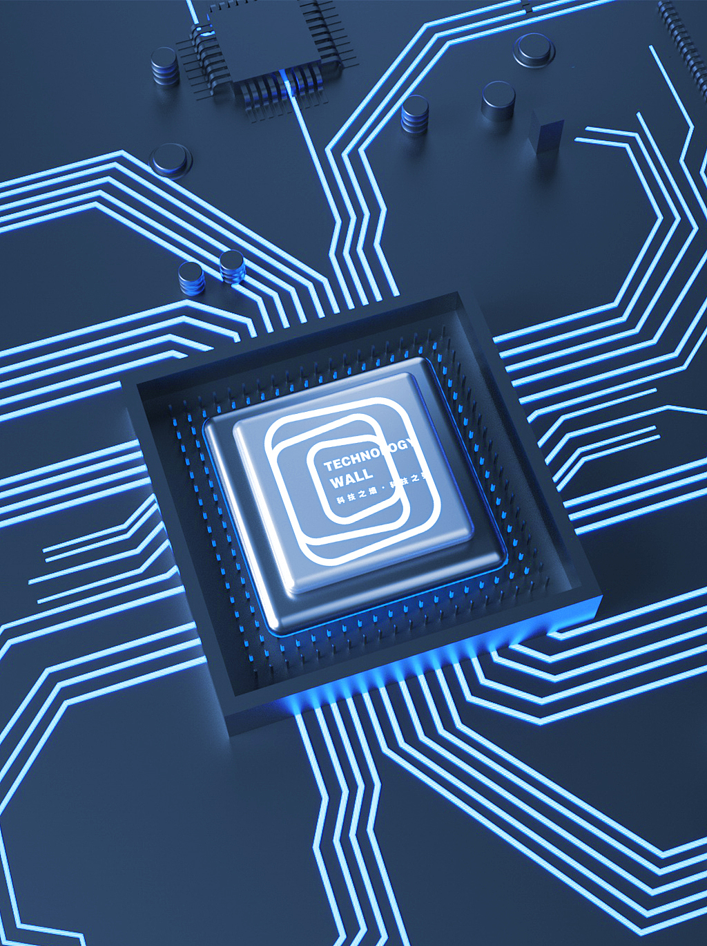 自媒体科技电子logo设计