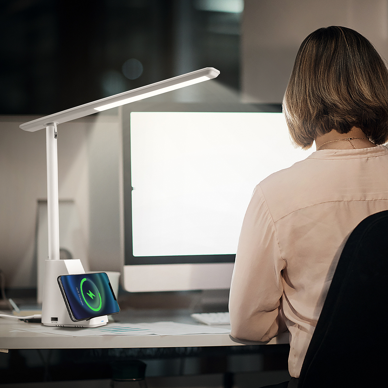 台灯产品拍摄精修合成,亚马逊主图