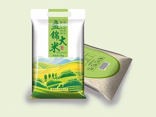 盘锦大米袋装包装设计