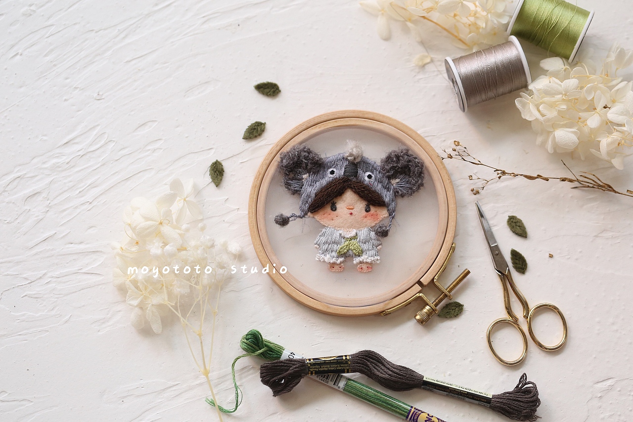 芝麻娃娃刺繡 澳洲旅行系列（圖ZMTc2Mzc4OTg0） - 其他手工藝 - 站酷設計師老兔子moyototo原創(chuàng)素材 - 站酷ZCOOL