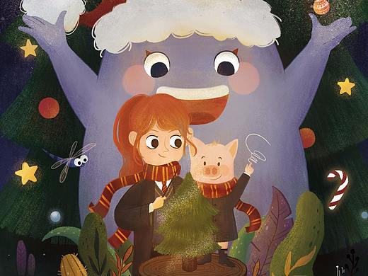 2018【 圣誕快樂鴨！】（個人主頁-ZMzIyMTQ4NDA=） - 創(chuàng)作習作 - 站酷設計師梅林的胡子啊原創(chuàng)素材 - 站酷ZCOOL