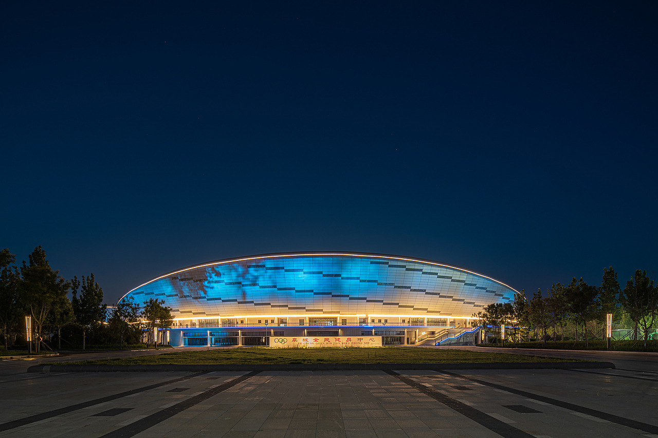 阜城县奥林匹克体育中心（图ZMjE4MTM5Njcy） - 环境/建筑摄影 - 站酷设计师景雄建筑摄影原创素材 - 站酷ZCOOL