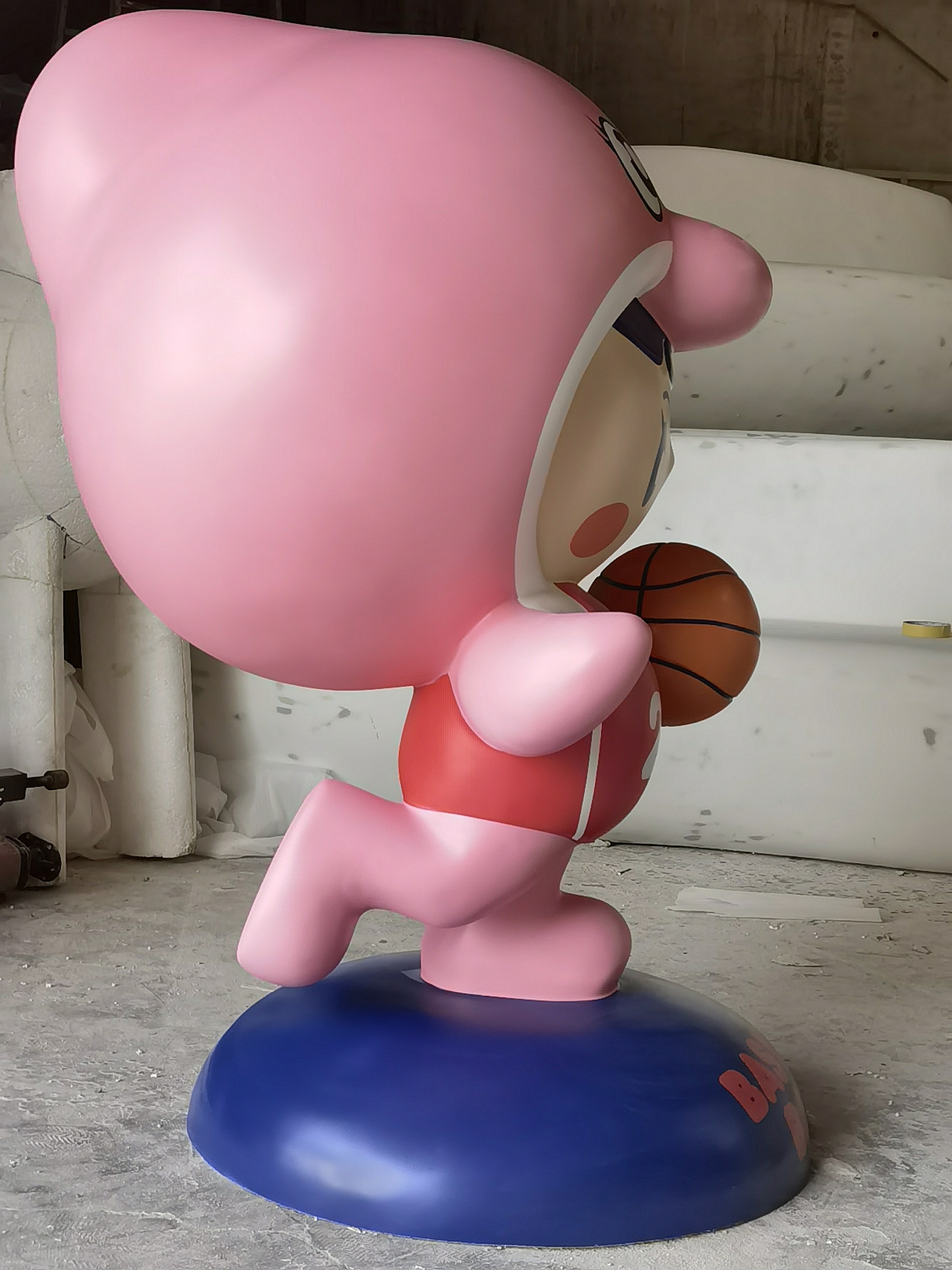 学校吉祥物摆件定制玻璃钢IP卡通雕塑立体公仔景观小品