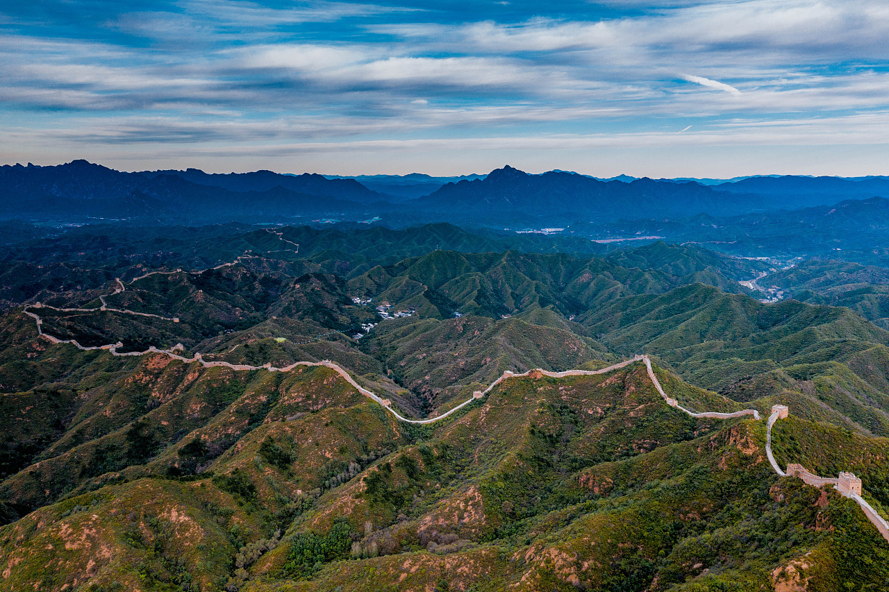 金山岭长城航拍