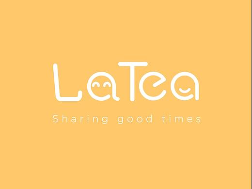 LA TEA奶茶LOGO