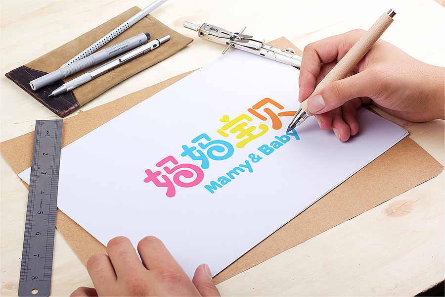 LOGO VI 母婴 宝贝 LOGO 婴幼儿 妈妈宝贝 吉祥物 设计（图ZNDk2MDE4ODA=） - Logo - 站酷设计师小木酱插画原创素材 - 站酷ZCOOL