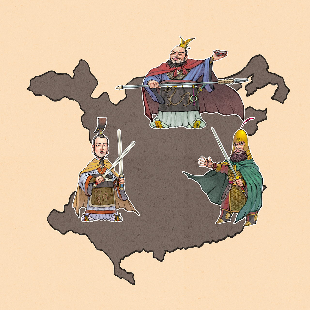 而赤壁之战对于整个三国时代的政治形势更具有转折性的重大意义.