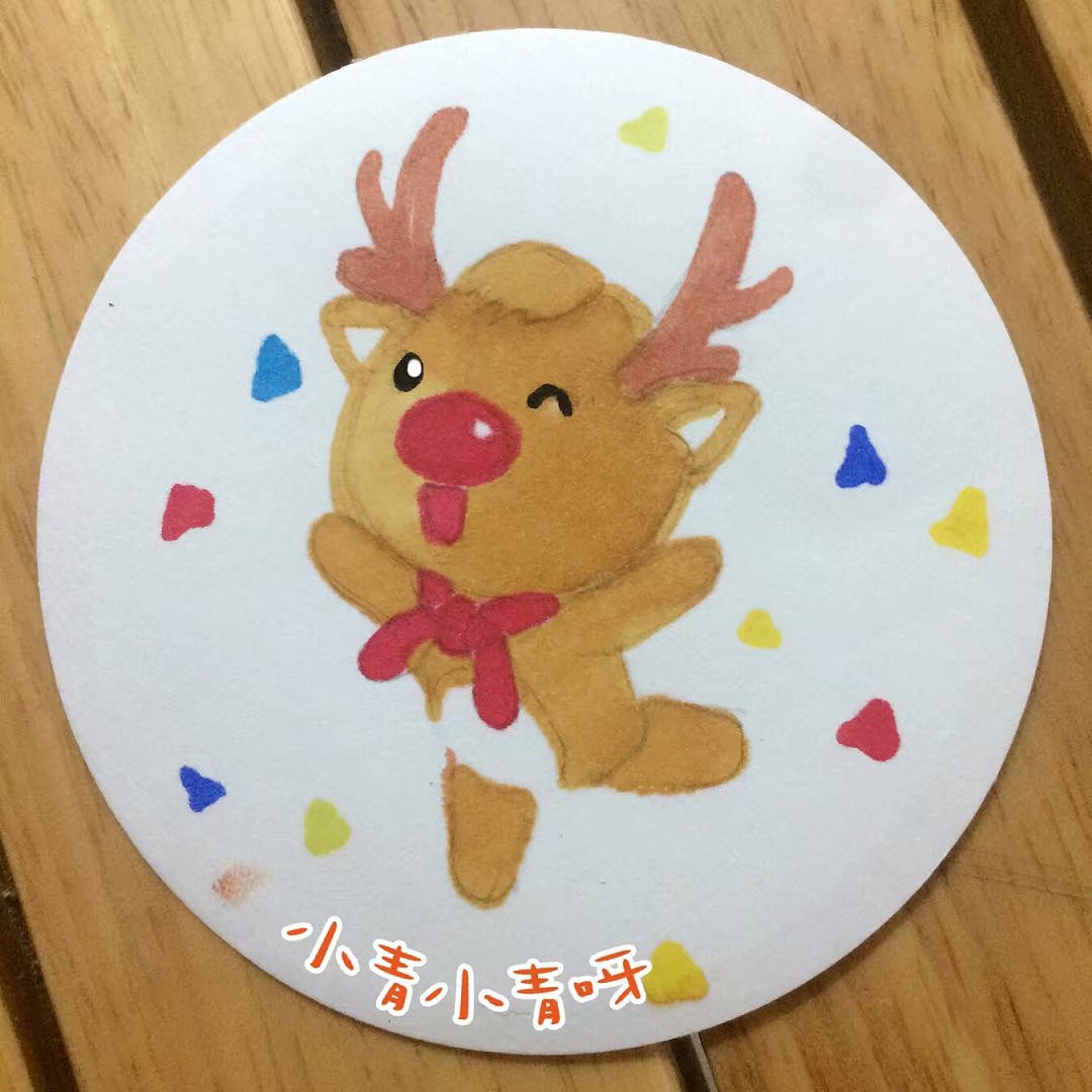 手绘小杯垫（图ZMTI3OTM0NTQ4） - 绘画 - 站酷设计师小青小青呀原创素材 - 站酷ZCOOL