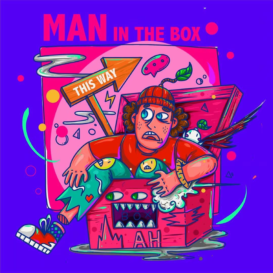 感觉喜欢画画的颜色一直都是这么的艳丽