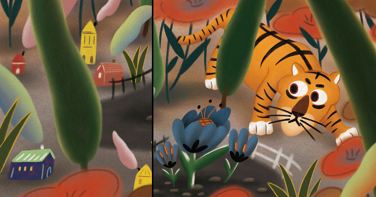 隐秘之地（图ZMjQ2NDM5MDIw） - 艺术插画 - 站酷设计师XUE吟原创素材 - 站酷ZCOOL