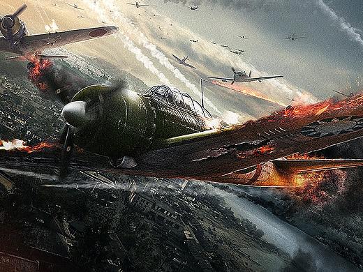 《武汉空战》模拟历史题材电影海报