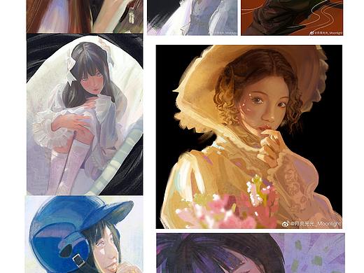 色彩打卡（个人主页-ZNTkwMTA5MjQ=） - 创作习作 - 站酷设计师月亮光光原创素材 - 站酷ZCOOL