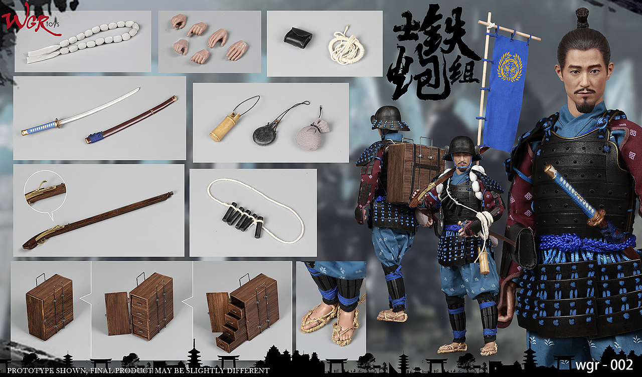 WGRtoys日本战国系列---铁炮队长（图ZMTE3NDE0NDYw） - 手办/模玩 - 站酷设计师朱哥靓原创素材 - 站酷ZCOOL