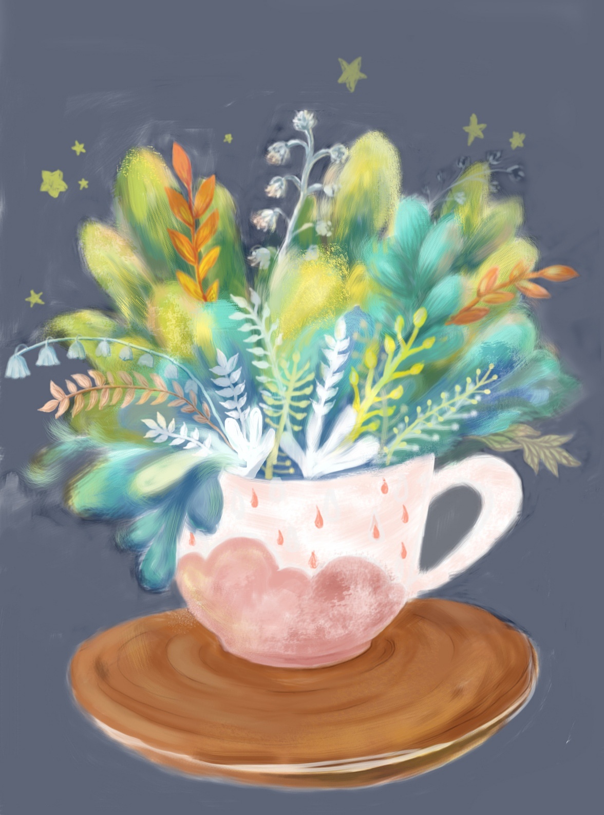 植物|插画|插画习作|ttt傲傲 - 临摹作品 - 站酷 (zcool)