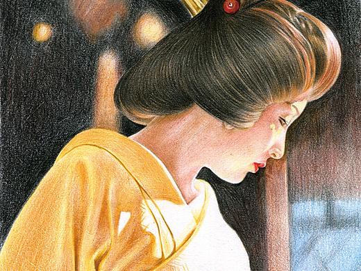 彩铅《印象绘-日本》