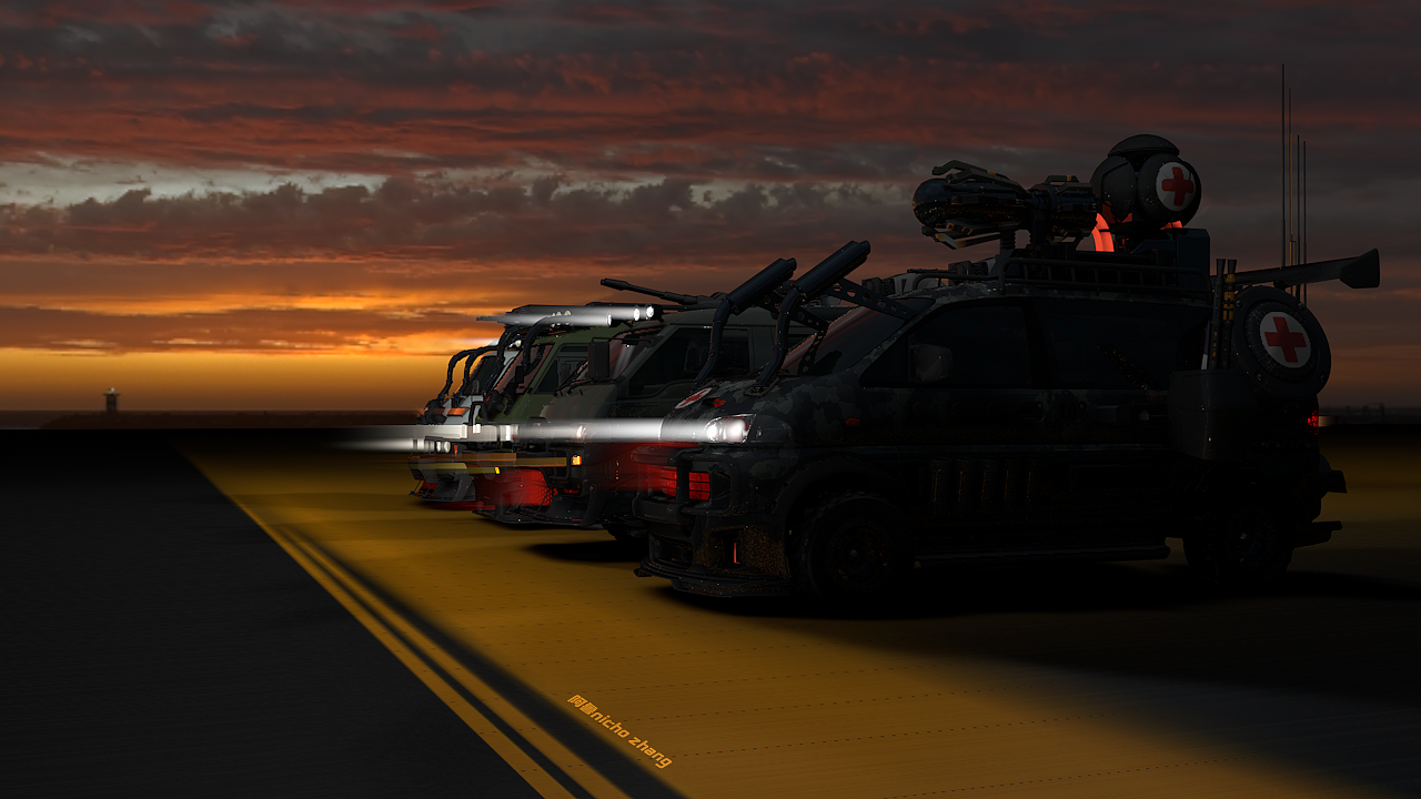 4款DIY改装面包车vanlife 效果合集（图ZMzExNDEwOTcy） - 机械/交通 - 站酷设计师阿鲁nichozhang原创素材 - 站酷ZCOOL