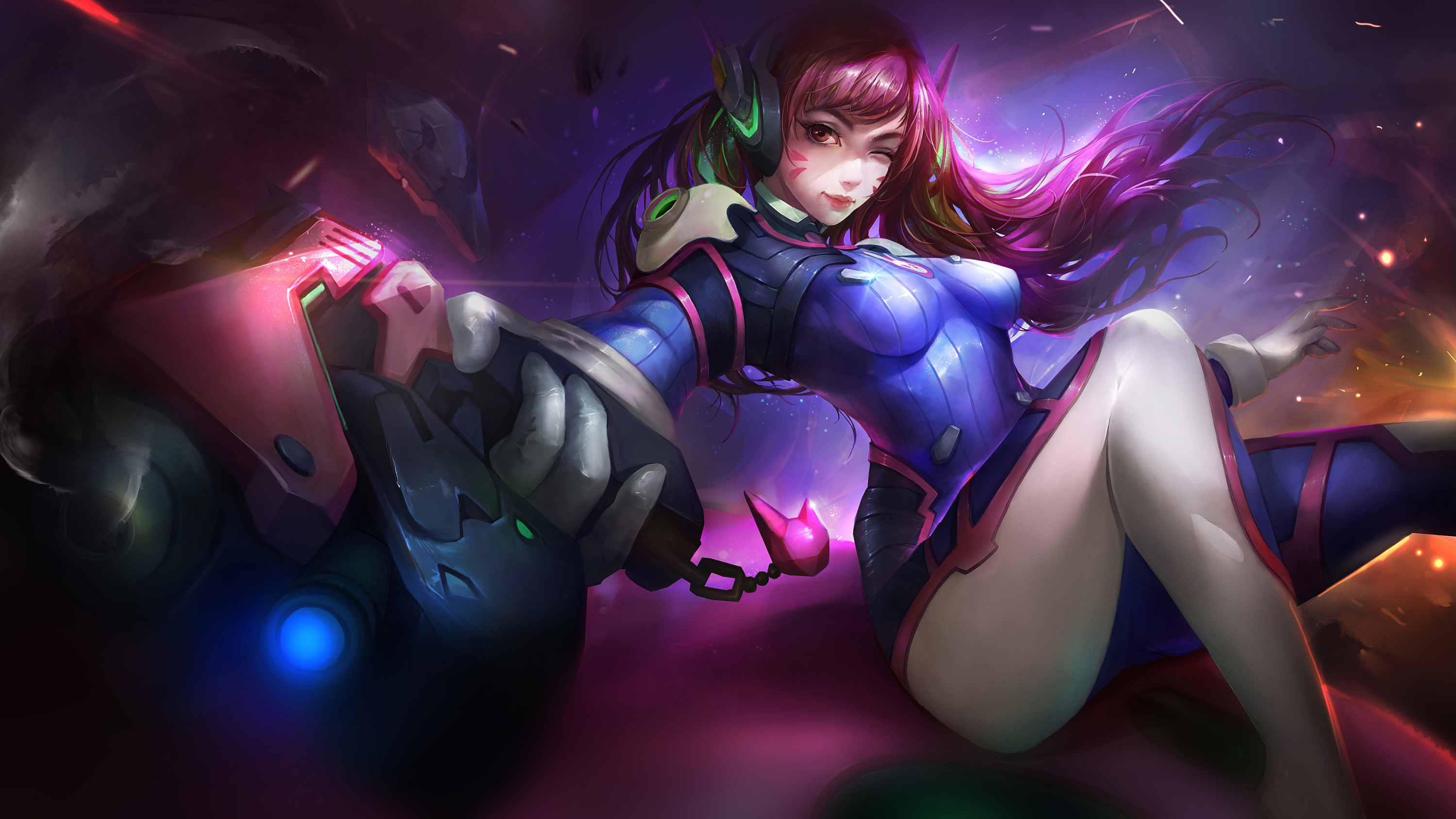 d.va|插画|游戏原画|荼白_tubai - 原创作品 - 站酷 (zcool)