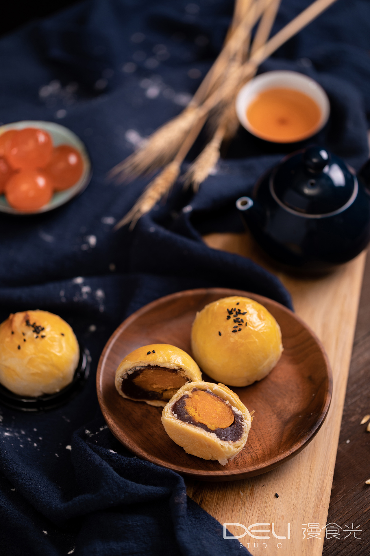 蛋黄酥【漫食光摄影作品】