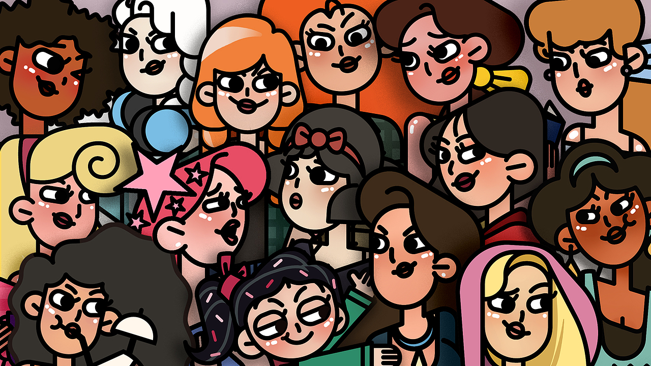 《无敌破坏王2》15个公主（图ZMTUyOTU1ODgw） - 创作习作 - 站酷设计师DOU_zi原创素材 - 站酷ZCOOL