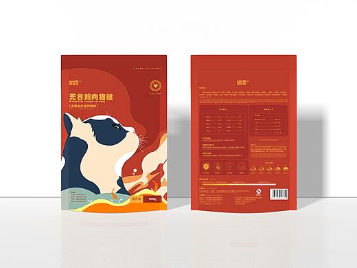 貓糧包裝（個人主頁-ZNTgwNTg5NTY=） - 包裝 - 站酷設(shè)計師七哥是只貓原創(chuàng)素材 - 站酷ZCOOL