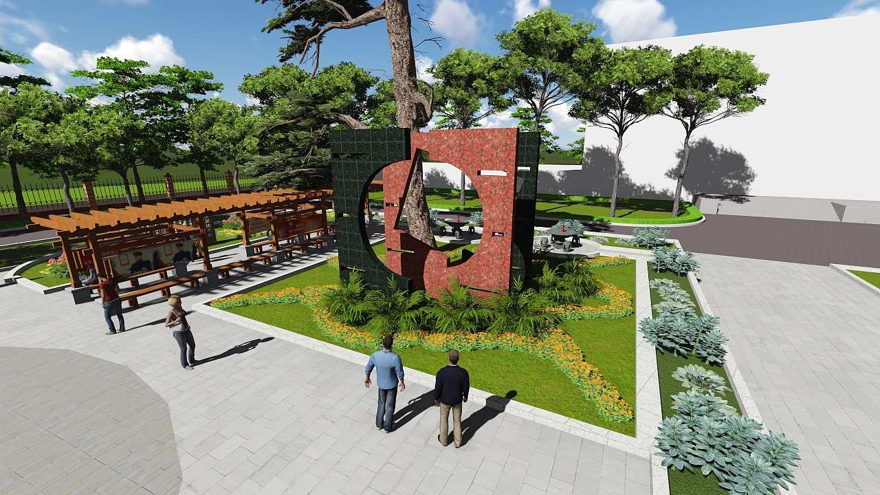 景观设计 公安景观设计