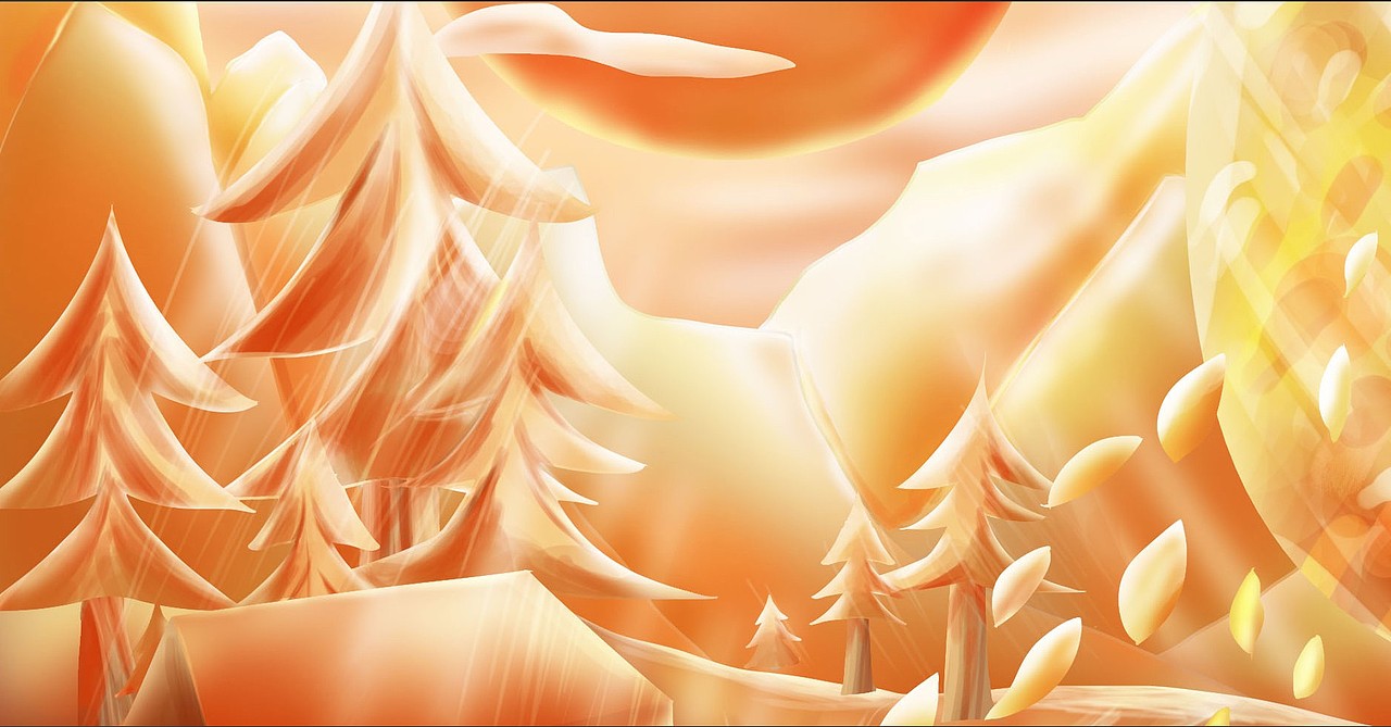 拾月金秋·原创小场景插画（图ZMjczNzc2MTgw） - 创作习作 - 站酷设计师青橙阳光原创素材 - 站酷ZCOOL