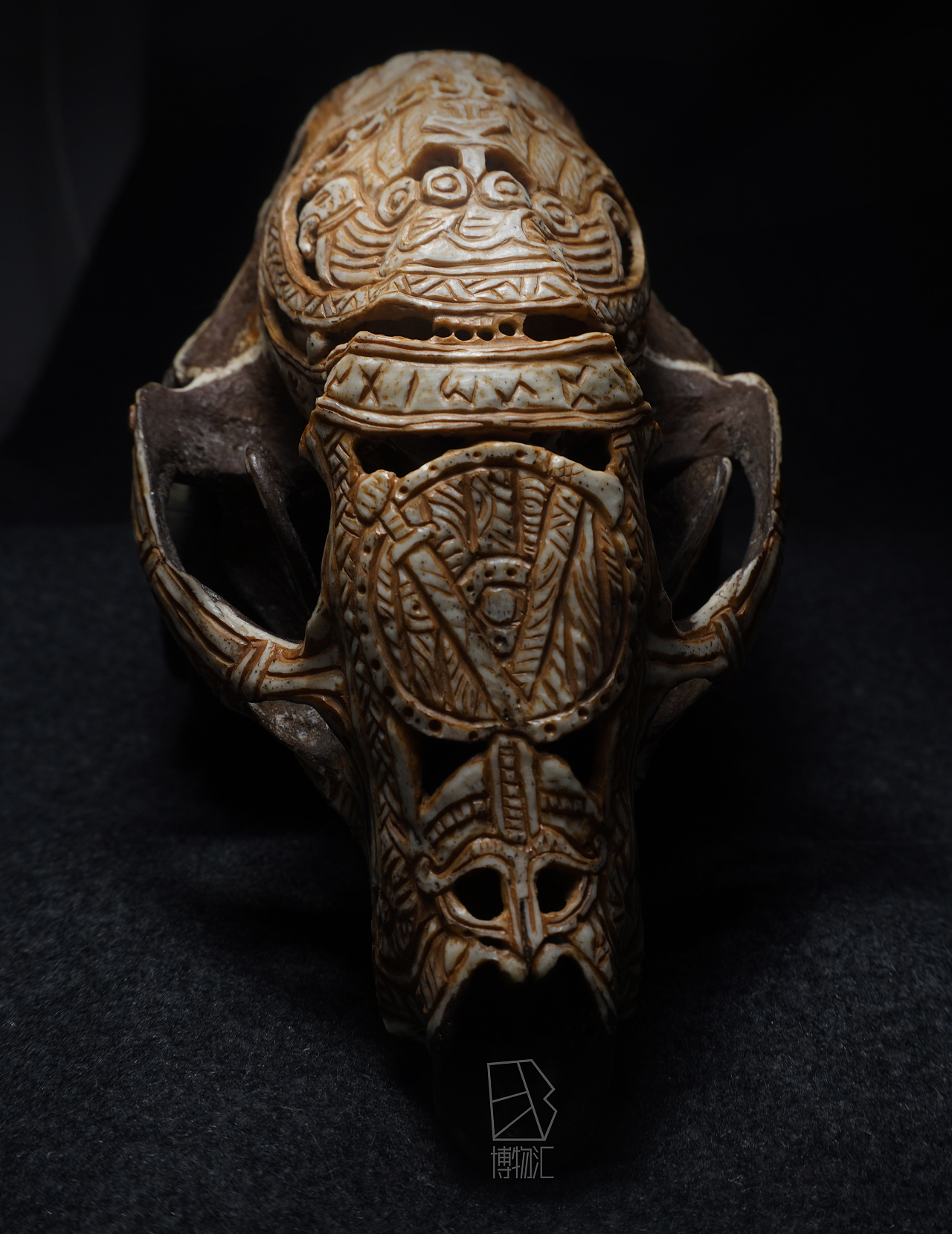 骨雕艺术摆件|手工艺|其他手工艺|潦草线条 - 原创作品 - 站酷 (zcool