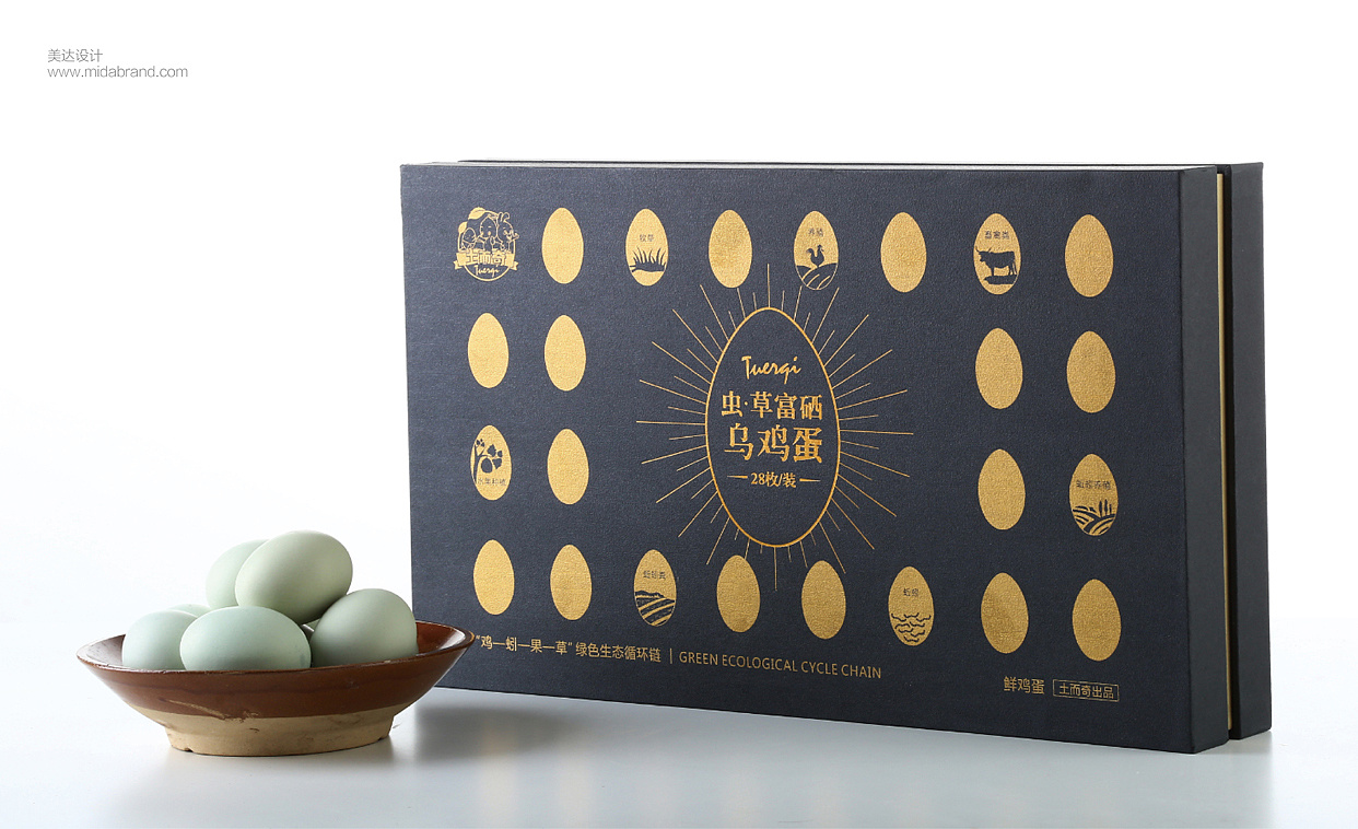 美达设计为土而奇农场设计的包装礼盒设计深受市场好评,土而奇"虫·草