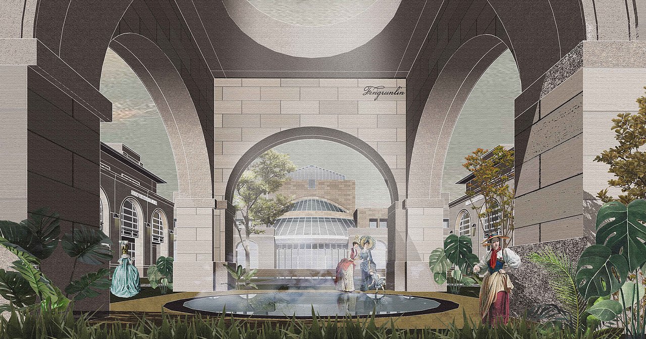 油画风效果图（图ZMjYwMzYzOTEy） - 建筑设计 - 站酷设计师画图呢蝎子原创素材 - 站酷ZCOOL