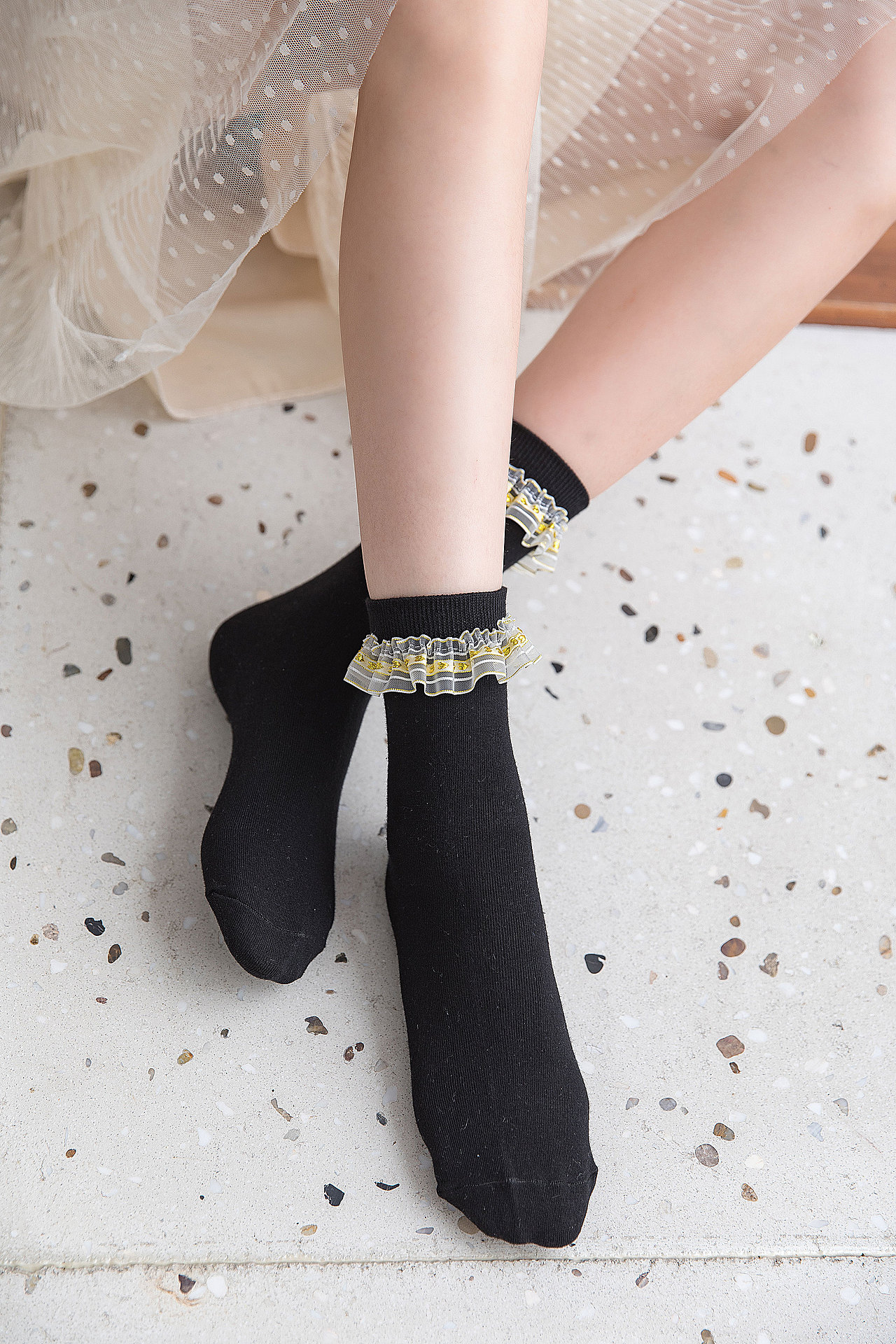 2019春夏女袜蕾丝袜花边袜萝莉袜袜子